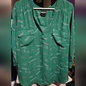 Harry Potter Slytherin Blouse